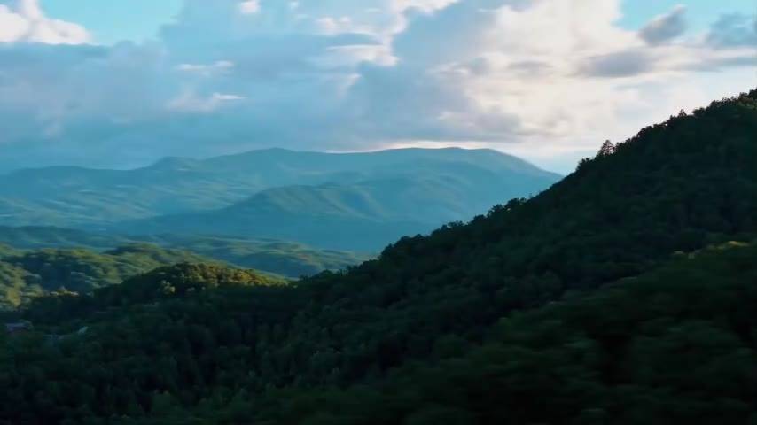 Smoky Mountain view from the lodge